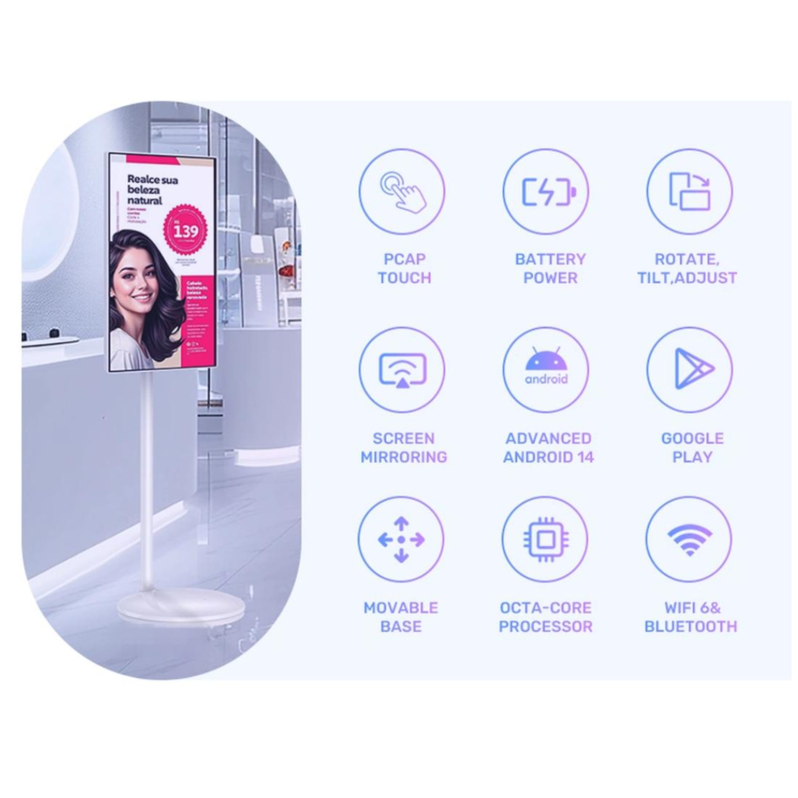 Smart Movable Battery Touch