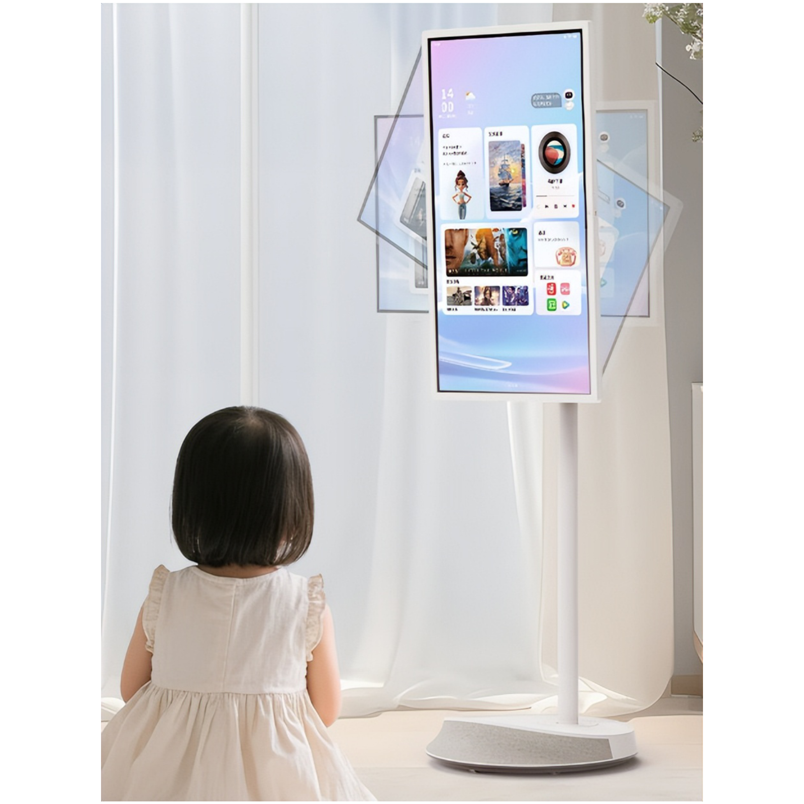 Smart Movable Battery Touch Displays
