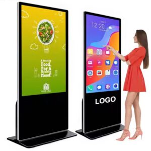 4K 55-inch touch screen digital signage hotel retail mall elevator indoor floor-standing advertising player