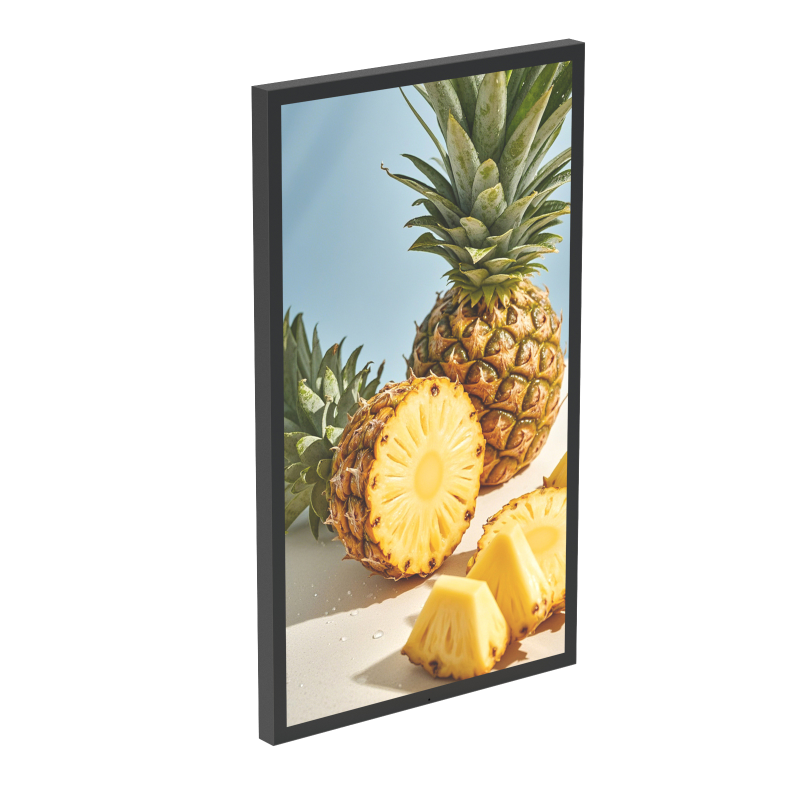 outdoor double sided narrow edge vertical floor advertising machine (复制)