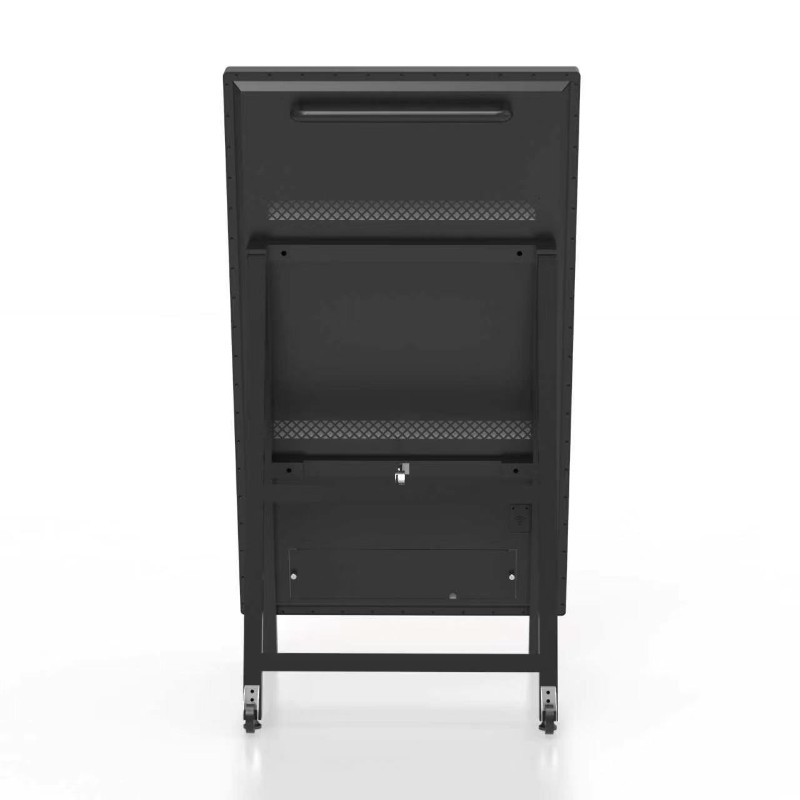 outdoor double sided narrow edge vertical floor advertising machine