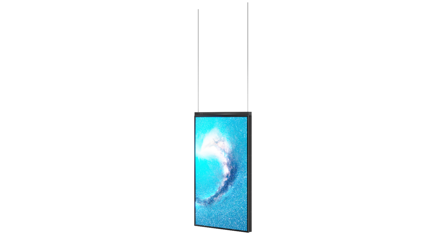 Dual-sided high-brightness display