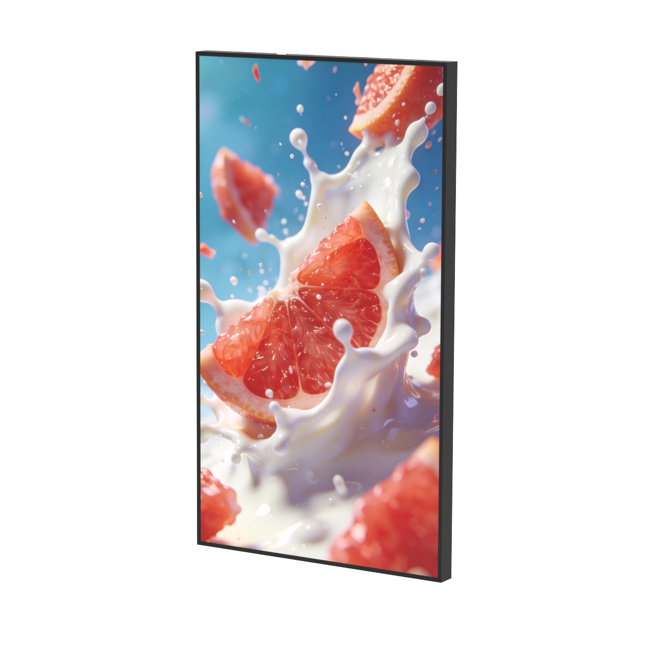 Wall-mounted high-brightness professional LCD display