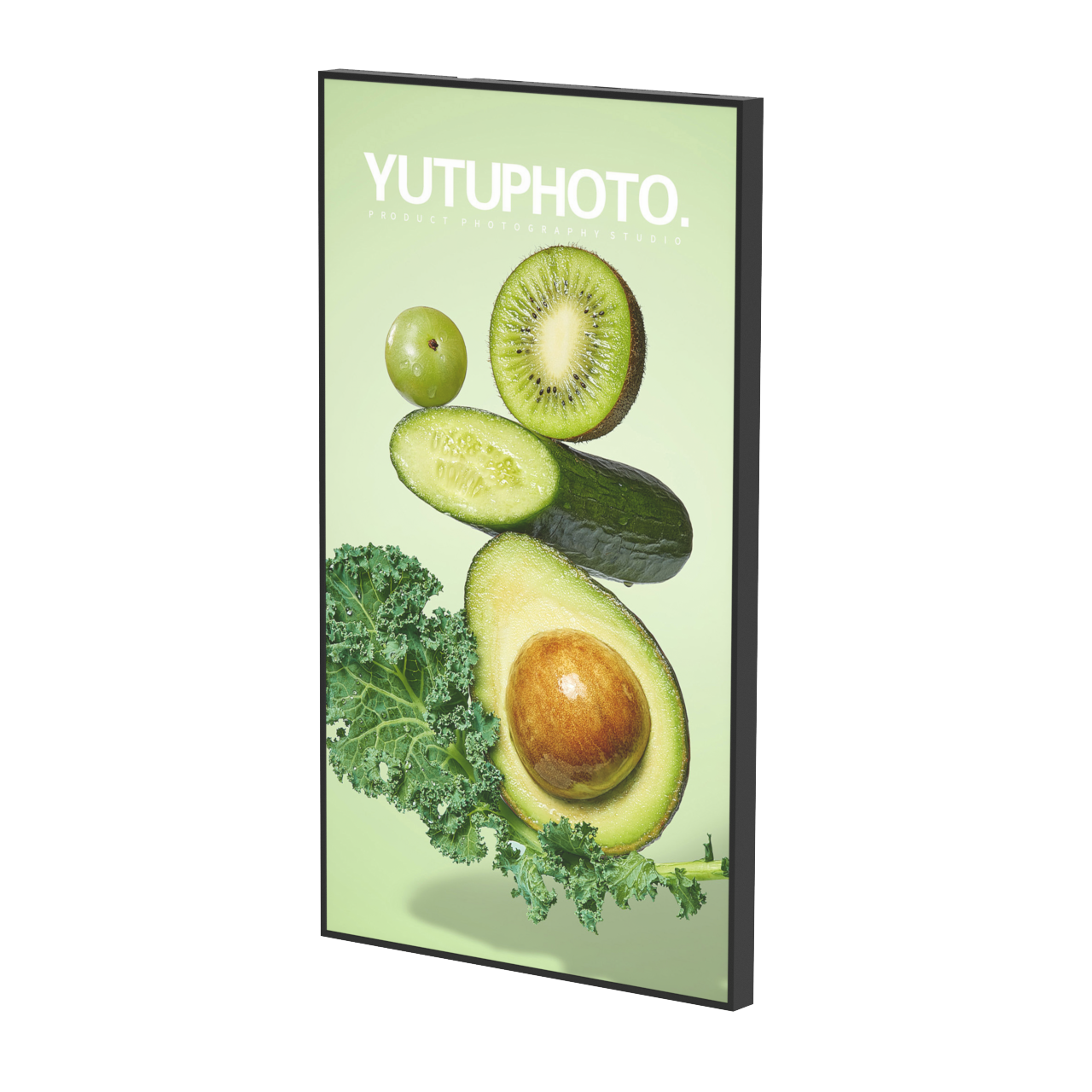 Wall-mounted high-brightness professional LCD display